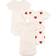 Petit Bateau Baby Girls Short Sleeved Heart Pattern Organic Cotton Bodysuits 3-pack-Variante-1 (A00BB00)