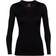 Icebreaker Merino 260 Tech Long Sleeve Crewe Thermal Top Women - Black