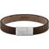 HUGO BOSS Essentials Armbånd - Brun/Sølv