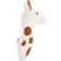 Childhome Felt Giraffe Head Wall Decoration