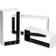 tectake Leonie 3-pack Wall Shelf 44cm 3pcs