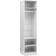 vidaXL 800234 White Garderob 50x200cm
