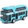 Magni City Bus Pull Back 4 Pack