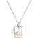 Skagen Agnethe Pendant Necklace - Gold/Silver/Mother of Pearl/Transparent