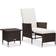 vidaXL 310233 Lounge-Set, 1 Tisch einschl. 1 Stühle