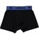 Lonsdale Junior Boy's Trunk 2-pack - Black/Brt Blue