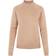 Pieces Esera Ls High Neck Knit - Beige