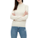 Pieces Esera Ls High Neck Knit - White