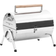 vidaXL Barbecue Au Charbon Portable Grilles Doubles Gril d'Extérieur Grille Durable Acier Inoxydable