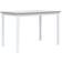 vidaXL Solid Rubber Wood Matbord 71x114cm
