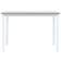 vidaXL Solid Rubber Wood Matbord 71x114cm