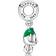 Pandora Disney Cinderella Gus Mouse Dangle Charm - Silver/Black/Green