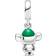 Pandora Disney Cinderella Gus Mouse Dangle Charm - Silver/Black/Green