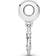 Pandora Friends Forever Heart Dangle Charm - Silver/Transparent