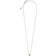Pandora Domed Golden Heart Collier Necklace - Silver/Gold