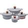 Promis Granite Cookware Set with lid 8 Parts