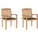 vidaXL 3063260 2-pack Havestol