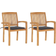 vidaXL 3063260 2-pack Havestol