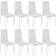 tectake 61050722 8-Pcs Køkkenstol 98.5cm 8stk