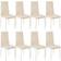 tectake 61050722 8-Pcs Køkkenstol 98.5cm 8stk