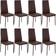 tectake 61050722 8-Pcs Køkkenstol 98.5cm 8stk