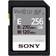 Sony SF-E SDXC Class 10 UHS-II U3 V60 270/120MB/s 256GB