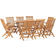 vidaXL 3059971 Patio Dining Set, 1 Table incl. 8 Chairs