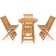 vidaXL 3059969 Juego de comedor de patio, 1 Mesa incl. 8 Sillas