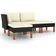 vidaXL 3059731 Loungeset, Bord inkl. 2 Soffor