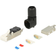 DeLock RJ45 STP Cat.6A Angled Mono Adapter