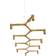 Nemo Lightning Crown Plana Linea Pendellampa 168cm