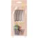 Muurla Pailles en verre Lot de 4 Transparent