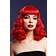 Smiffys Fever Bettie Wig with Short Fringe Red