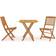 vidaXL 3058258 Ensemble repas de patio, 1 Table incluse 2 Chaises