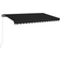 vidaXL Manual Retractable Markise with LED 450x350cm