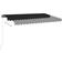 vidaXL Manual Retractable Markise with LED 450x350cm