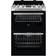 Zanussi ZCI66280XA Stainless Steel, Black