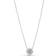 Pandora Rose Petals Collier Necklace - Silver/Transparent