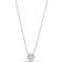 Pandora Rose Petals Collier Necklace - Silver/Transparent