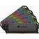 128GB (4 x 32GB) Dominator Platinum RGB, DDR4 3200MHz, CL16, 1.35V, musta