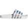 adidas Adilette Slides - Cloud White/Cloud White/Sonic Ink