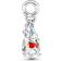 Pandora Disney Winnie the Pooh Birthday Dangle Charm - Silver/Red/Blue