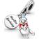 Pandora Disney Winnie the Pooh Birthday Dangle Charm - Silver/Red/Blue