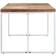 vidaXL 323551 Natural/White Dining Table 90x180cm