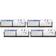 G.Skill Trident Z Royal Silver DDR4 3600MHz 4x16GB (F4-3600C14Q-64GTRSA)