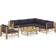 vidaXL 3058216 Loungesæt, 1 borde inkl. 1 stole & 5 sofaer