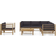 vidaXL 3058216 Loungesæt, 1 borde inkl. 1 stole & 5 sofaer