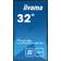 Iiyama LH3252HS-B1 Digitale Signage Flatscreen 80 cm