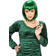 Widmann Gothic Vampyria Wig Green