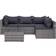 vidaXL 3059493 Loungesæt, 1 borde inkl. 6 sofaer